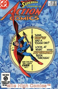 ACTION COMICS  (1938 Series) (#0-600, 643-904) (DC) #551 Near Mint Comics Book