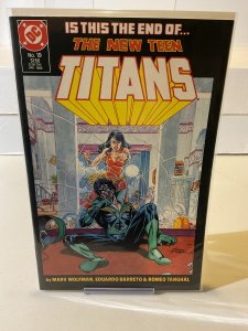 New Teen Titans #19  1986  9.0 (our highest grade)