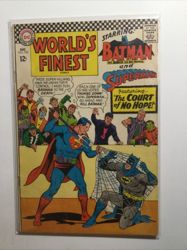 Worlds Finest 163 Fine- Fn- 5.5 Dc Comics