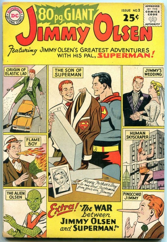 80 Page Giant #2 1964-Superman- Jimmy Olsen- DC comics VG/F