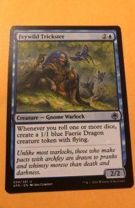 FEYWILD TRICKSTER :Magic the Gathering MTG card,  Adventures in Forgotten R...