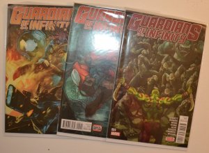 2016 Guardians of Infinity Lot of 3 #4, 5, 6 Marvel Comics 1st Print Comic Books
