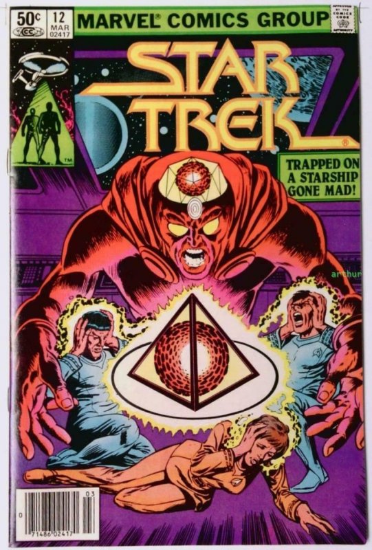STAR TREK #12, VF+, Captain Kirk, Spock, Nimoy, Sulu, 1980 1981, more in store