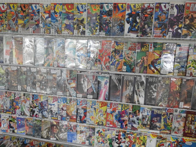 Huge Lot 160+ Comics W/ Spider-Man, Silver Surfer, Sub-Mariner+ Avg VF- Cond!