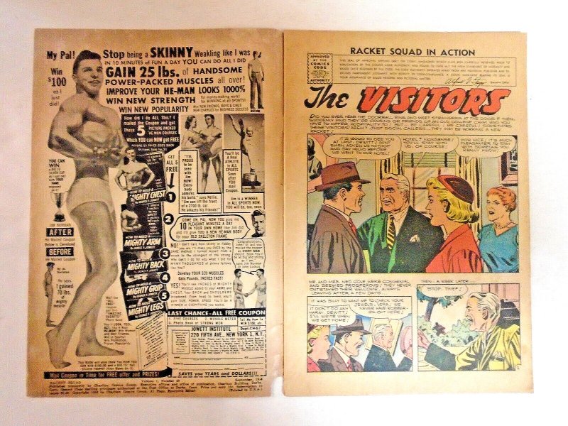 Racket Squad (1952) #23 Giordano Cover