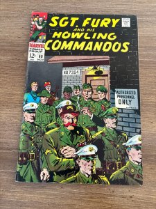 Sgt. Fury & His Howling Commandos # 60 FN/VF Marvel Comic Book Strucker 8 J367