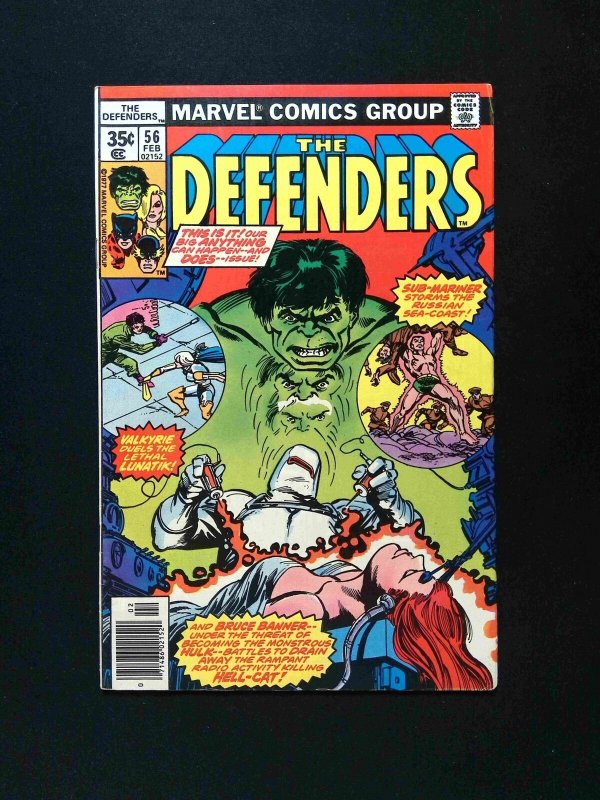 Defenders #56  MARVEL Comics 1978 FN NEWSSTAND