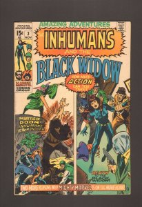 Amazing Adv  #3 - Death to the Black Widow!  - 1970 (Grade 5.0) WH