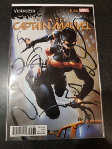 THE MIGHTY CAPTAIN MARVEL #3 VENOMIZED VARIANT