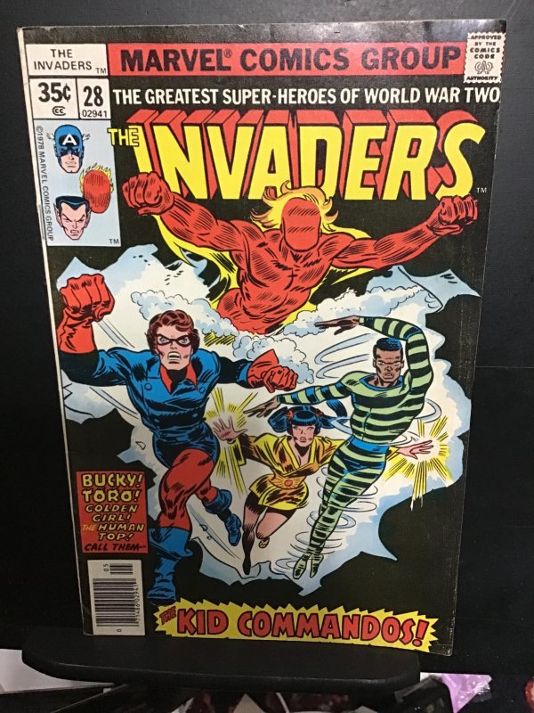 The Invaders #28 (1978) High-grade 1st Kid commandos! VF/NM Wow!