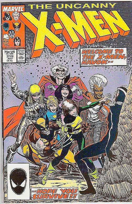 X-Men #219 (Jul-87) NM/NM- High-Grade X-Men