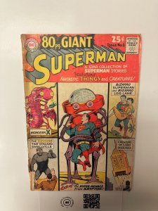 Superman 80 Pg Giant #6 FR DC Comic Book Missing Back Cover Bizarro 9 HH2