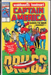 Captain America Goes to War Against Drugs #1 (1990) Captain America