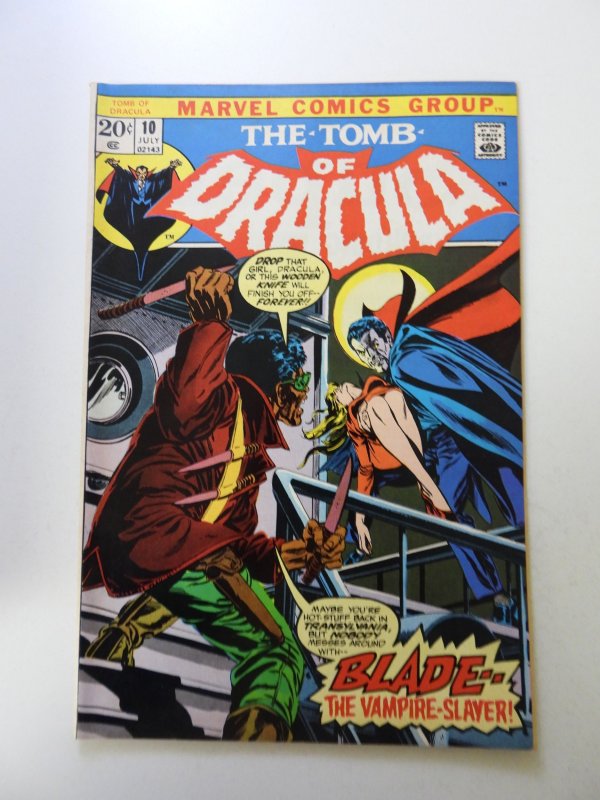 Tomb of Dracula #10 (1973) 1st appearance of Blade VF- condition