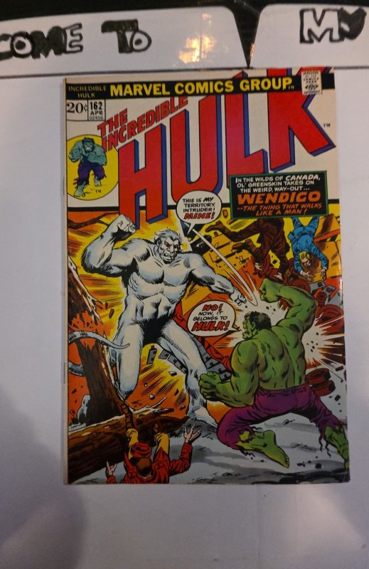 The Incredible Hulk #162  (1973)1st app of the Wendigo