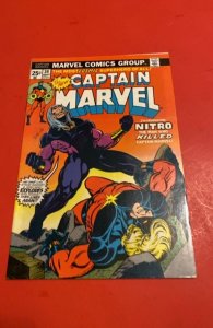 Captain Marvel #34 (1974) vs Nitro