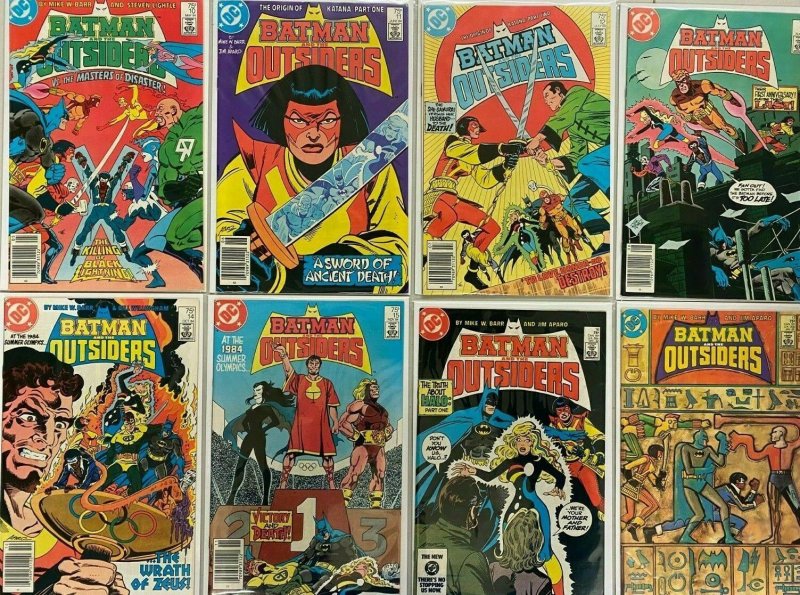 Batman and the outsiders comic set:#2-39+special 34 diff 8.0 VF (1983-86)