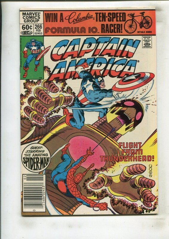 CAPTAIN AMERICA #266 (6.0) NEWSSTAND!! 1981