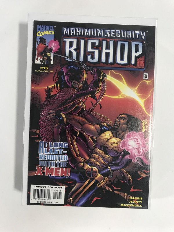 Bishop: The Last X-Man #15 (2000) VF3B116 VERY FINE VF 8.0