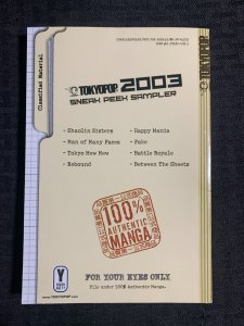 2003 TOKYOPOP Sneak Peek Sampler FVF 7.0 Demon Diary