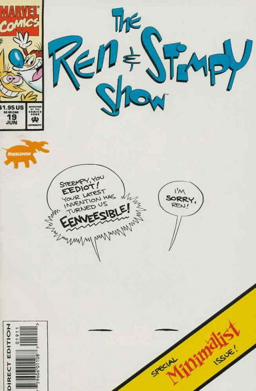 Ren And Stimpy Show #19 VF/NM; Marvel | save on shipping - details inside
