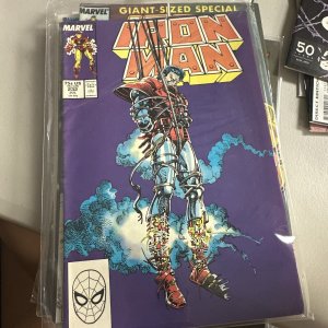 Iron Man 232- 1988 Marvel comic Barry Smith classic cover (GH)