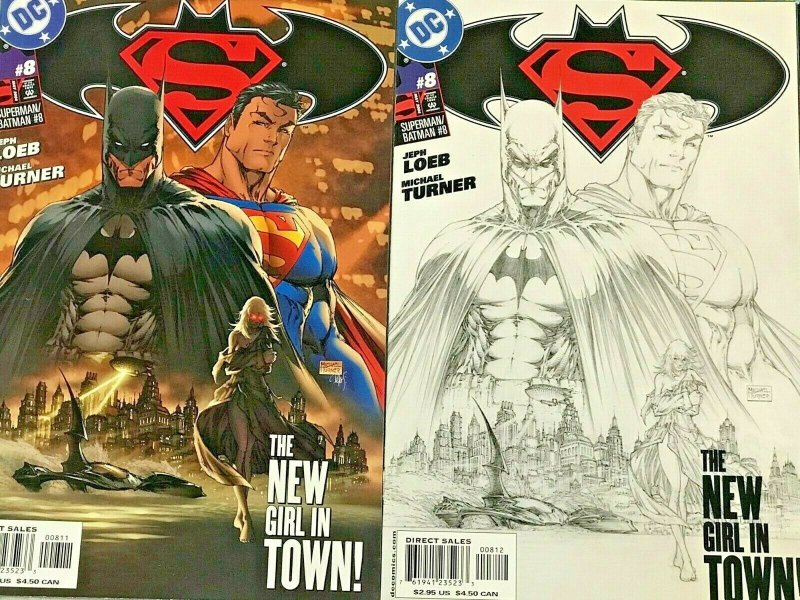 SUPERMAN BATMAN NM LOT OF 7 KEY ISSUES 2003 DC COMICS 