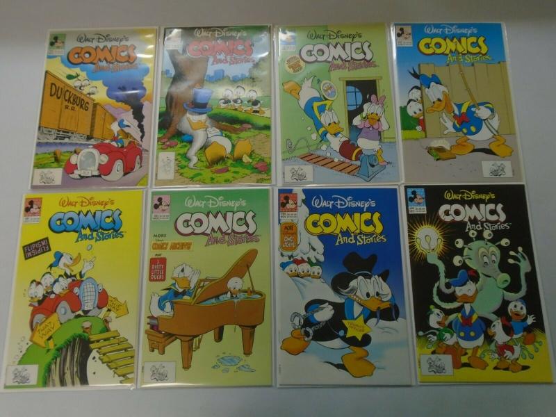 Walt Disneys Comics lot from #516-594 33 different issues average 8.0/VF (1987-9