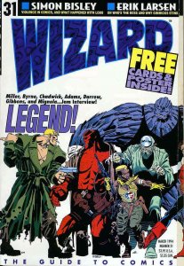 Wizard: The Comics Magazine #31A VF ; Wizard | with Lobo vs Demon poster