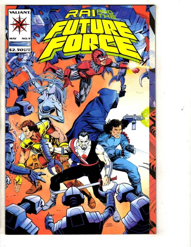 Rai And The Future Force # 9 NM 1st Print Valiant Comic Book SS10