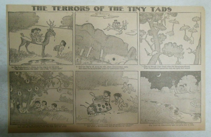 The Terrors of the Tiny Tads by Gustave Verbeek from ?/1906 Half Page Size!