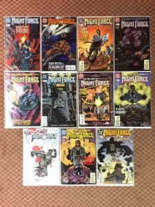 Night Force #2-12 Comic Book Set DC 1997