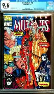 New Mutants #98 CGC Graded 9.6 1st Deadpool, Gideon, & Copycat as Domino