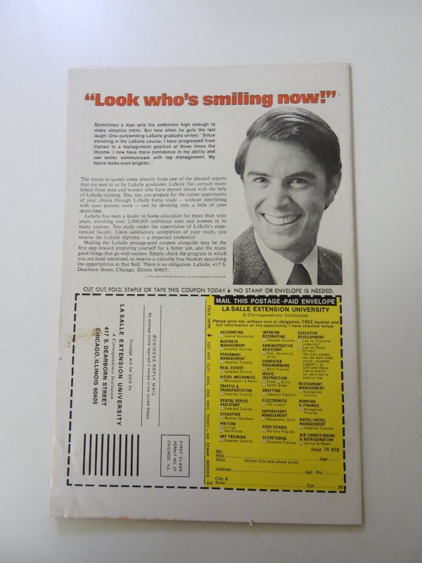 Ghost Rider #17 (1976) FN- condition stains back cover