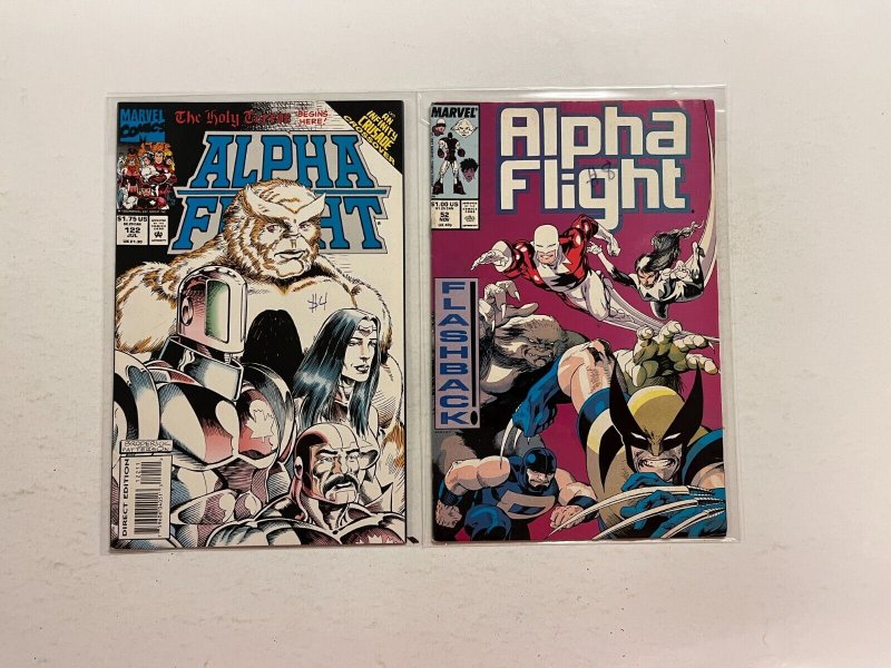 3 Alpha Flight Marvel Comics Books #52 112 122 76 JW11