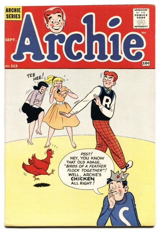 Archie #113 1960-Betty-Veronica-High Grade copy