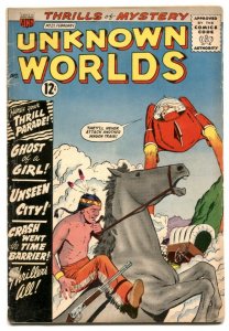 Unknown Worlds #21 1963- ACG silver age VG-