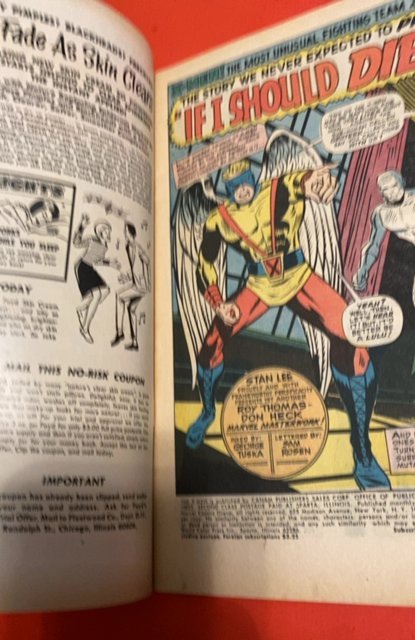 The X-Men #42 (1968) Death of prof x