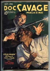 Doc Savage Pulp September 1936-  Cold Death FN