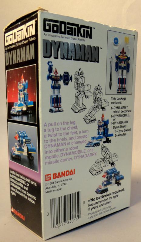 GoDaiKin DYNAMAN ST1 Bandai Popy Chogokin Transformer Shogun Warrior Small Die