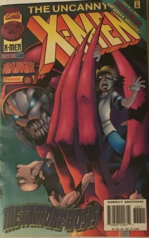 UNCANNY X-MEN 1995 MARVEL 6 BOOK LOT.#329,335,336,340,346,349.351 VF/NM