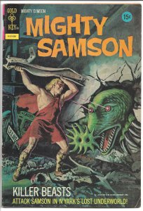 Mighty Samson 21 - Bronze Age - (VG+) August, 1972