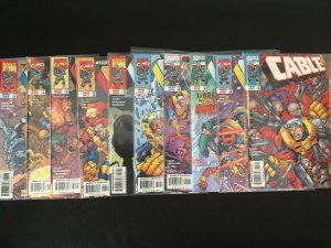 CABLE(Mini-Series) #1, 2, CABLE #44-70, 155, CABLE AND X-FORCE #1 VFNM Condition