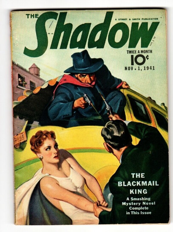 SHADOW 1941 NOV 1- STREET AND SMITH-RARE PULP MAGAZINE