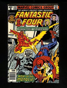 Fantastic Four #207 Newsstand Variant Human Torch Vs Spider-Man!