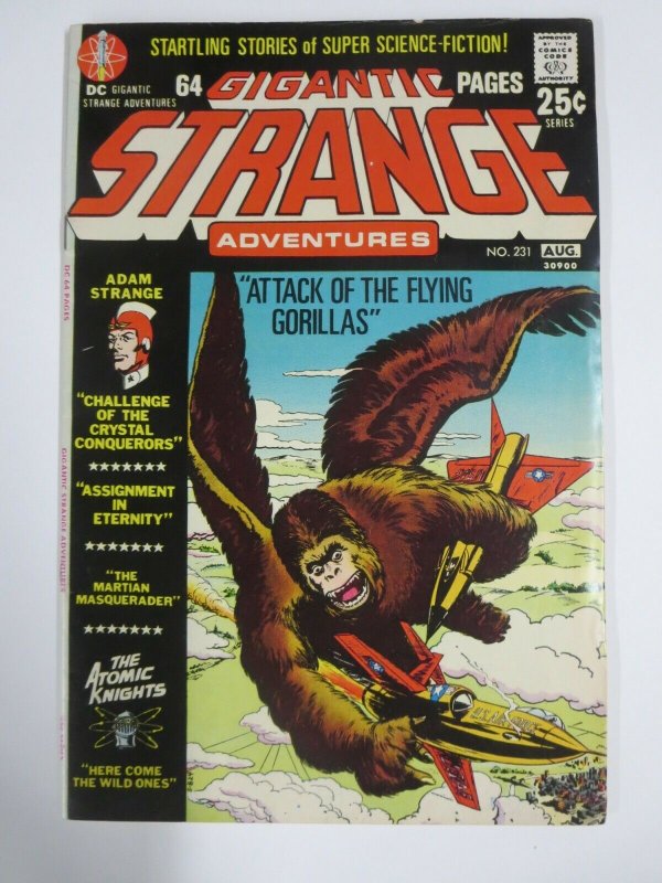 STRANGE ADVENTURES #231 F-VF (DC, Aug. 1971) Adam Strange, Atomic Knights