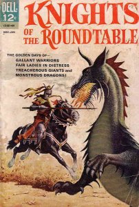 Knights of the Round Table #1 VG ; Dell | low grade comic November 1963 dragon