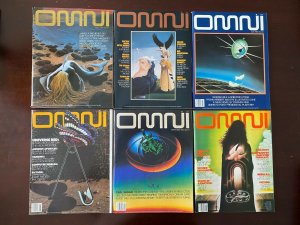 Omni SCI+ Fantasy Mag Lot 12 Diff 8.0 VF (1979+1980)