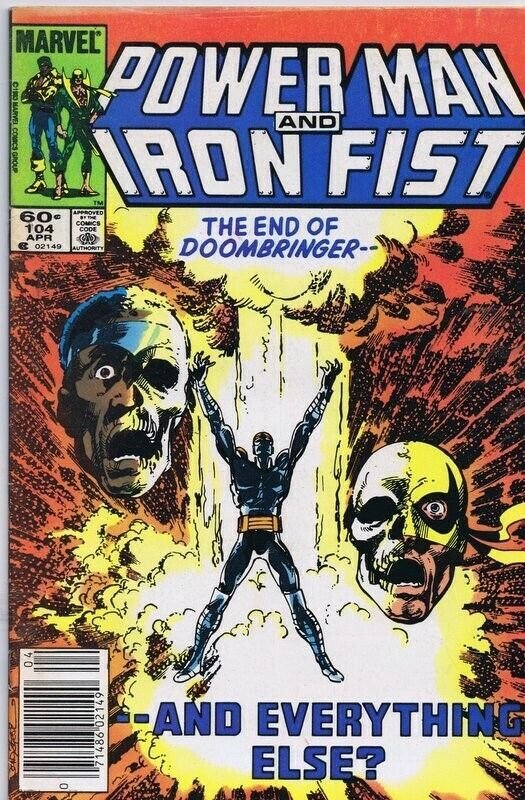 Power Man and Iron Fist #104 ORIGINAL Vintage 1983 Marvel Comics