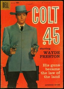 COLT 45 -FOUR COLOR COMICS #924 1958-DELL TV WESTERN VG